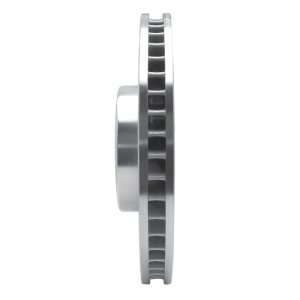 BMW 535i GT Brake Rotor (1) - Front Left - R1 Concepts - Drilled & Slotted - Silver - `10-`18